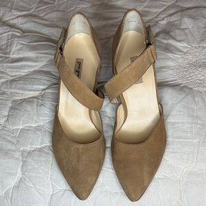 Paul Green Women's Tan Suede Heels